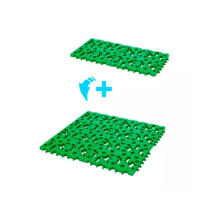 Bases de construcción verdes para bloques Basic (6) - MELI