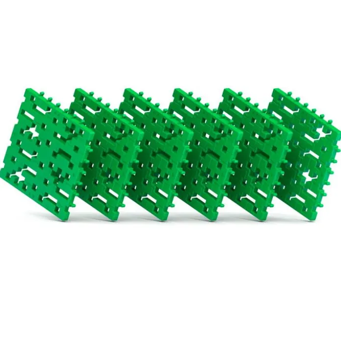 Bases de construcción verdes para bloques Maxi (6) - MELI