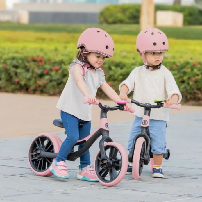 Bicicleta de equilibrio sin pedales Go Bike Elite Duo rosa pastel - Globber