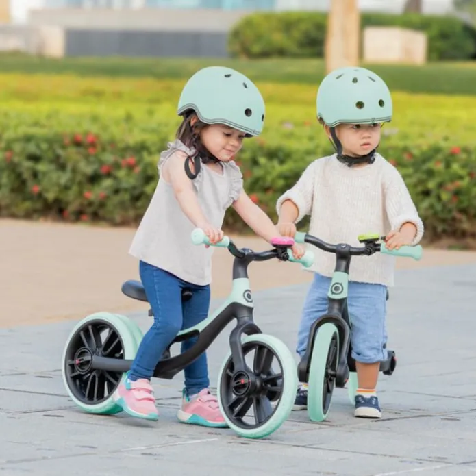 Bicicleta de equilibrio sin pedales Go Bike Elite Duo verde menta - Globber