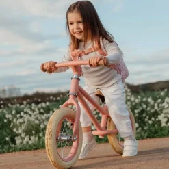 Bicicleta de equilibrio sin pedales rosa - Little Dutch