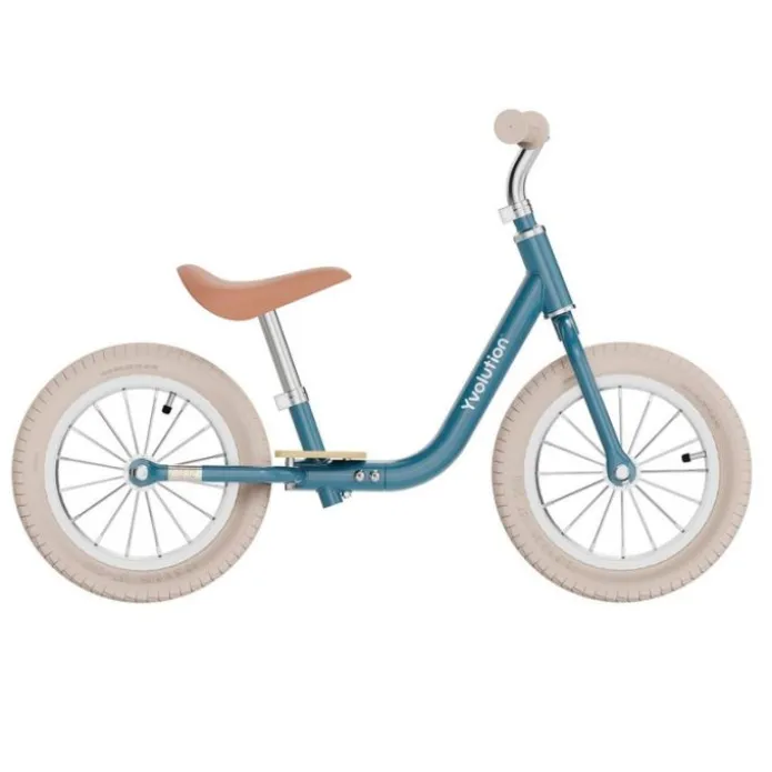 Bicicleta de equilibrio sin pedales Yvelo Classic azul - Yvolution