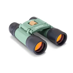 Binoculares con brújula y bolsa de transporte Kidybinoculars verdes - Kidywolf