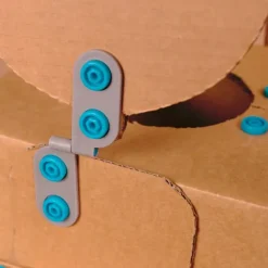 Bisagras reutilizables para cartón (6) - Makedo