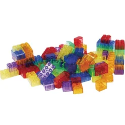 Bloques de colores translúcidos (90) - TickiT