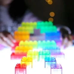 Bloques de colores translúcidos (90) - TickiT