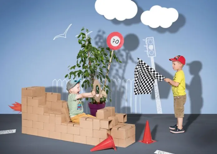 Bloques de construcción de cartón XXL (60) - Gigi
