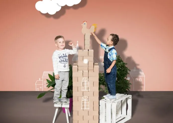 Bloques de construcción de cartón XXL (60) - Gigi