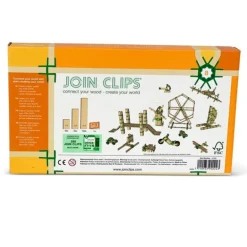 Bloques de construcción de madera compatibles con KAPLA (200) - Join Clips
