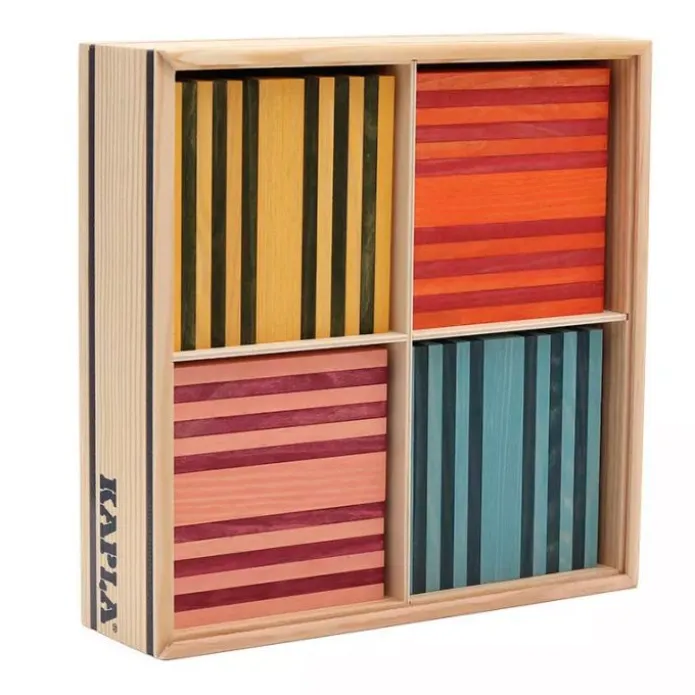 Bloques de construcción de madera de colores (100) - KAPLA