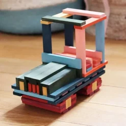 Bloques de construcción de madera de colores (100) - KAPLA