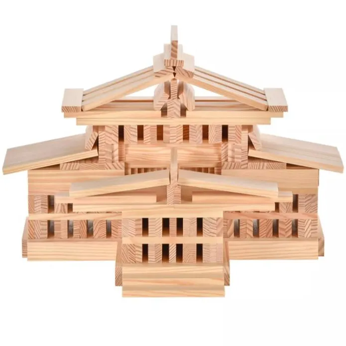 Bloques de construcción de madera natural (280) - KAPLA