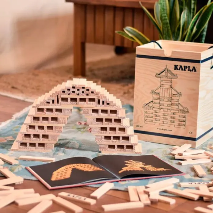 Bloques de construcción de madera natural (280) - KAPLA