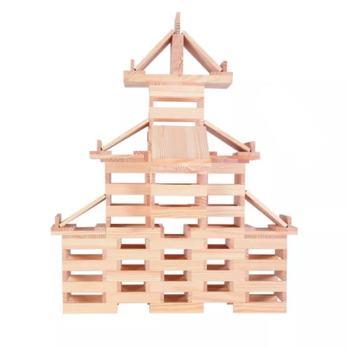 Bloques de construcción de madera natural (200) - KAPLA