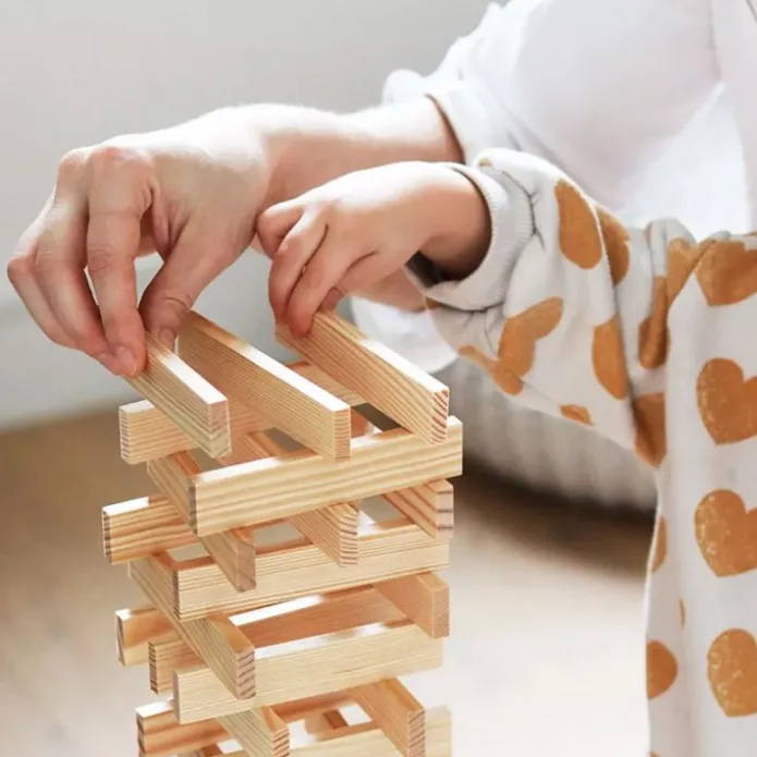 Bloques de construcción de madera natural (100) - KAPLA