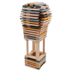 Bloques de construcción de madera natural y de colores (120) - KAPLA