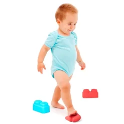 Bloques de construcción sensoriales texturizados (24) - Soft BiBi