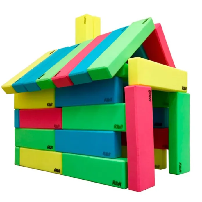 Bloques de espuma XXL para motricidad, juego libre y construcción (12) - RIWI