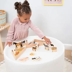 Bloques de madera Animales domésticos (15) - TickiT