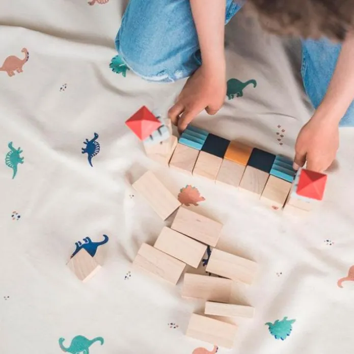 Bloques de madera City (324) - Just Blocks + REGALO manta-saco