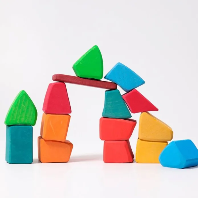 Bloques de madera de colores (15) - Grimm's