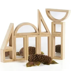 Bloques de madera espejos (10) - Guidecraft