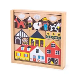 Bloques de madera Granja Cross Roads (34) - Janod