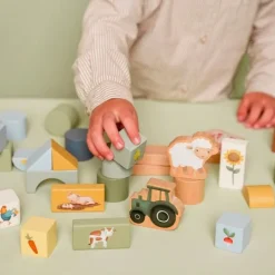 Bloques de madera Granja (50) - Little Dutch