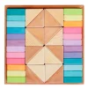 Bloques de madera Pastel Duo (40) - Grimm's