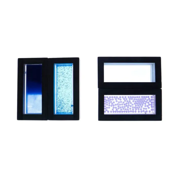 Bloques de madera sensoriales agua brillante (8) - Guidecraft