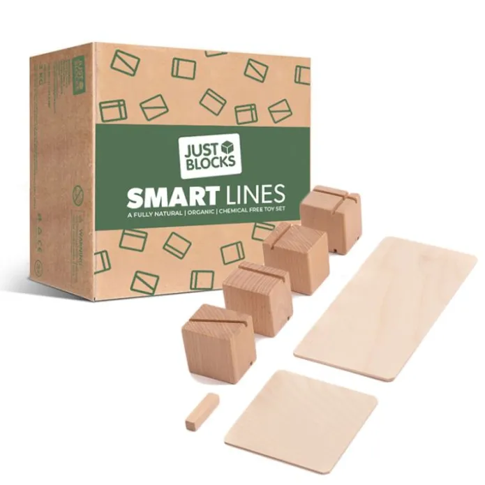 Bloques de madera Smart Lines (92) - Just Blocks