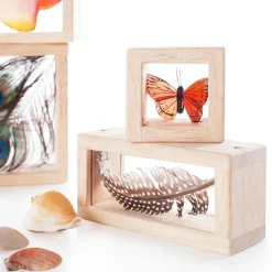Bloques de madera transparentes Treasure Blocks (8) - Guidecraft