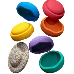 Bloques de movimiento + tabla de equilibrio Original Rainbow Classic (6) - Stapelstein