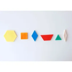 Bloques geométricos de colores (250) - EDX Education