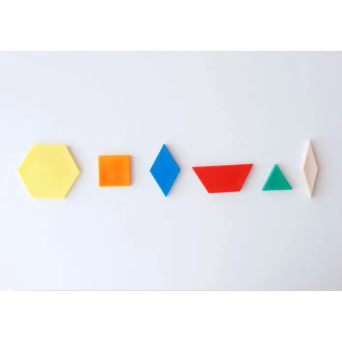 Bloques geométricos de colores (250) - EDX Education