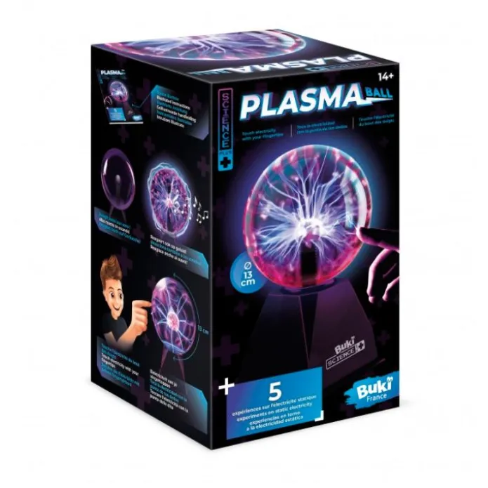 Bola de plasma para experimentar con la electricidad - Buki