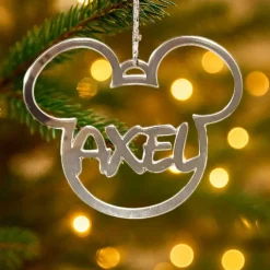 Bola para árbol de Navidad personalizada - Mickey Mouse
