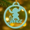 Bola para árbol de Navidad personalizada - Stitch