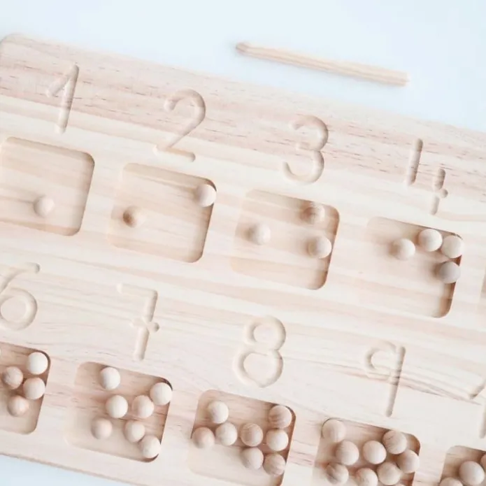 Bolas de madera para tablas de grafomotricidad (100) - Ösbru