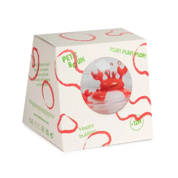 Bola sensorial acuática Cangrejos Happy Bubbles Crabs - Petit Boum