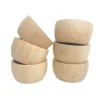Boles de madera natural (6) - Grapat