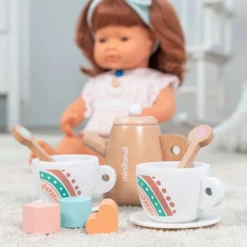 Bolsa con set de té de madera - Miniland
