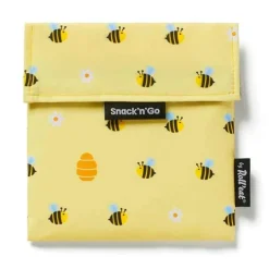 Bolsa reutilizable de tela Bee Snack'n'Go Animals - Roll'eat