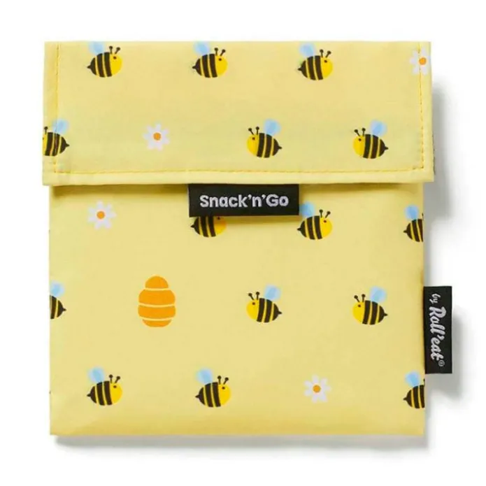 Bolsa reutilizable de tela Bee Snack'n'Go Animals - Roll'eat