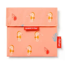 Bolsa reutilizable de tela Seahorse Snack'n'Go Animals - Roll'eat