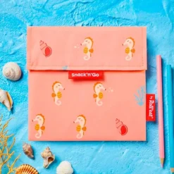 Bolsa reutilizable de tela Seahorse Snack'n'Go Animals - Roll'eat
