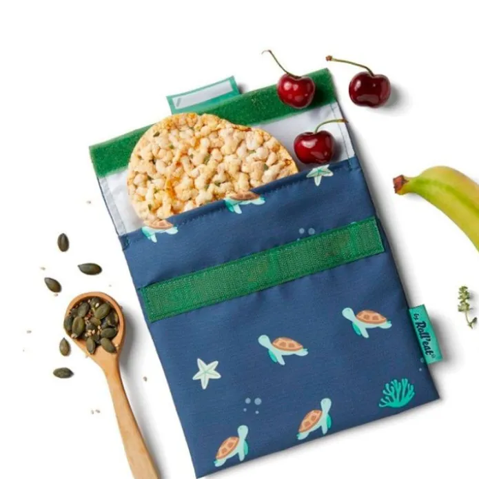 Bolsa reutilizable de tela Turtles Snack'n'Go Animals - Roll'eat