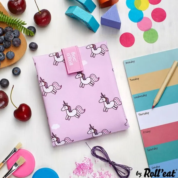 Bolsa reutilizable de tela Unicorns Snack'n'Go Animals - Roll'eat