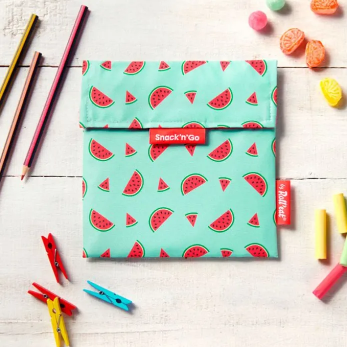 Bolsa reutilizable de tela Watermelon Snack'n'Go Fruits - Roll'eat