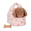 Bolso con perro Jackie de peluche - Little Dutch